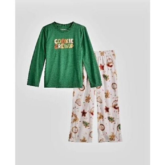 NWT UNISEX JAMMIES FOR FAMILIES COOKIE PJS - Picture 1 of 3